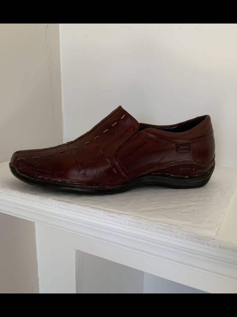 Pikolinos leather women’s shoes, size 36, colour burgundy, made in Spain